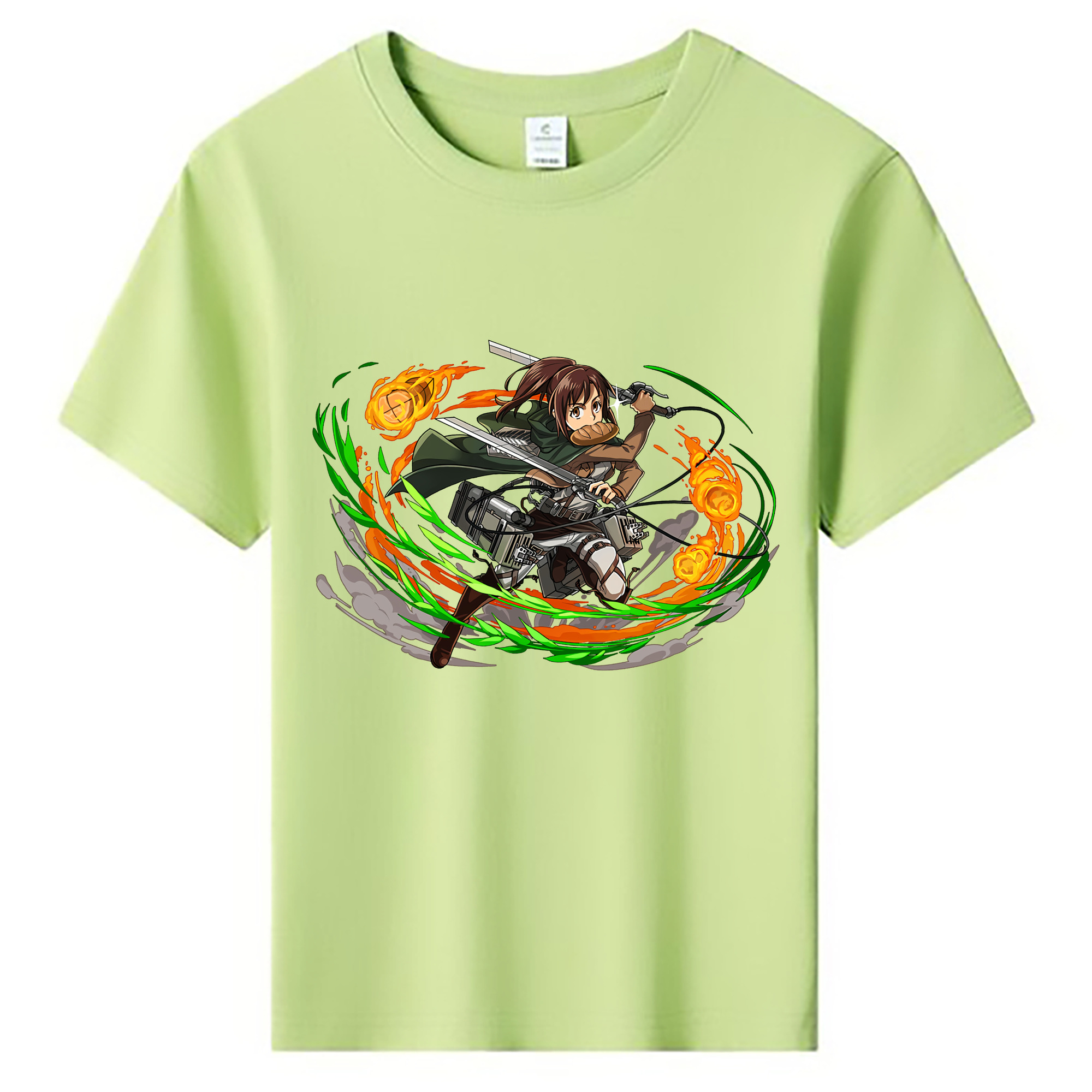 （画像用） 進撃の巨人 サシャ·ブラウス Attack on Titan Sasha Blaus 綿100％キッズTシャツ（フロントプリント）